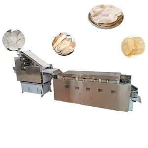 Gas Verwarming Chapati Making Machine Voor Chapati/Roti/Platte Brood En Pita Dunne Pannenkoek Maker Machine Prijs Voor arabisch Brood