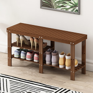 Huasenlang Shoe Changing <b>Stool</b> Multi Layer Storage Bench For Home Entryway Space Saving Design - Product Image 3