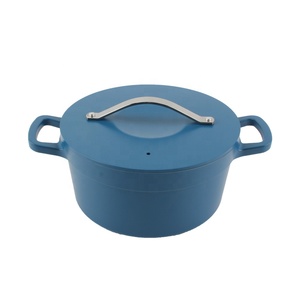 Olla de sopa de aluminio antiadherente moderna y duradera, juego de cocina de acero inoxidable triple con tapa de vidrio templado, compatible con estufa de Gas - Product Image 1