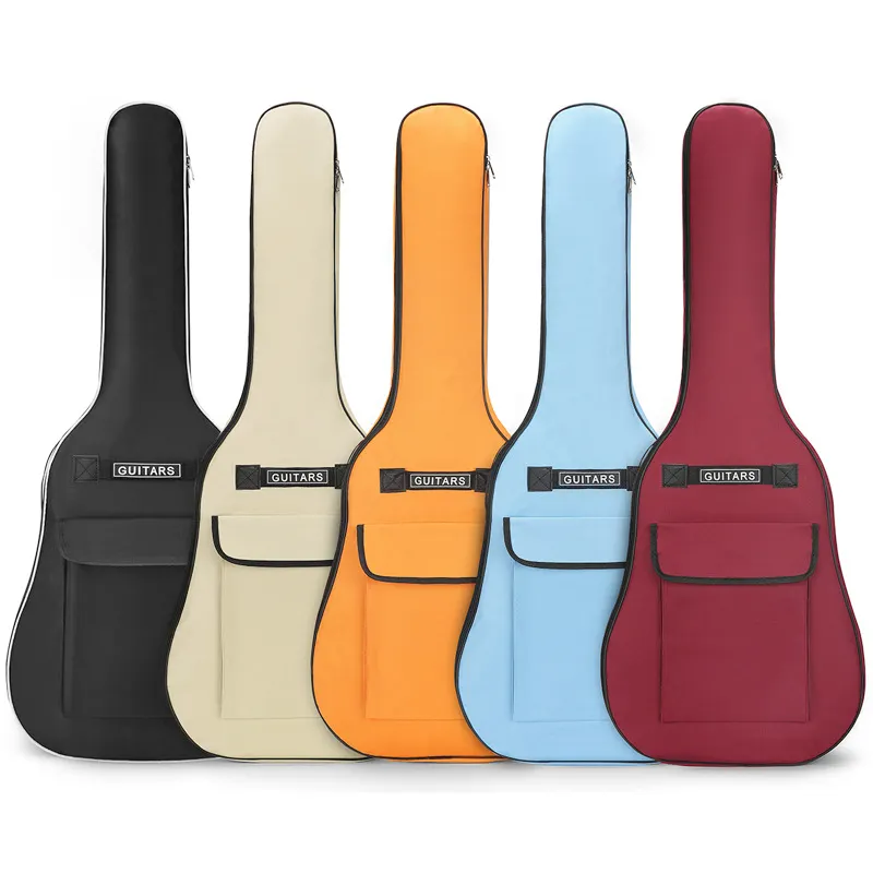 Waterproof Travel Flight Padded Sponge Protection Guitar Case Instrument Acoustic Guitar Bag