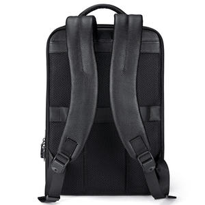AndoBag Genuine Cow Leather 15.6-Inch <b>Laptop</b> <b>Backpack</b> for Men Man Fashion Business Travel Shoulder <b>Bag</b> with USB Charge Port 6883 - Product Image 3