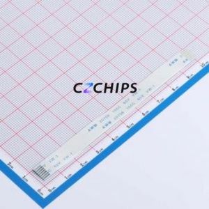 FFC-1.0-7-100-A-4-8 FFC Cable (Flexible Flat Cable) P=1mm Connector 7P 1mm 0.3mm Non-Inverting - Product Image 1