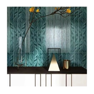 Longstar <span class=keywords><strong>2025</strong></span> Retro dải dài của vỏ cây mô hình lò hình thành Gạch gốm thủ công 400*60 nhà tắm nơi tường nền - Product Image 1