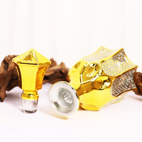 Flacon de parfum vide décoratif de 150 ml avec impression UV personnalisée, flacon de présentation en verre pour huile d'oud, de qualité