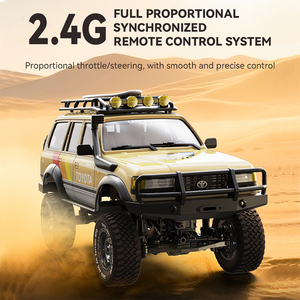Classiques Land Cruiser LC80 1:12 échelle modèle RC voitures tout-terrain 2.4Ghz jouets télécommandés proportionnels complets avec cadeaux d'éclairage - Product Image 3