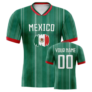 カスタムメキシコワールドカップサッカーユニフォーム - 名前と背番号をカスタマイズできるサッカーシャツ（男性、女性、子供向け）、ナショナルチームファンギフト - Product Image 2