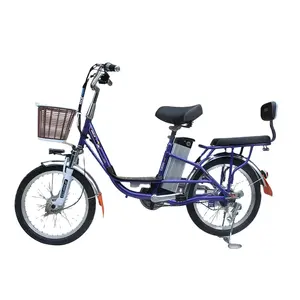 Sepeda Listrik Portabel 20 Inci, Sepeda Listrik/Sepeda dengan Baterai Lithium Yang Dapat Dilepas