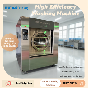 Lavadora <span class=keywords><strong>Industrial</strong></span> <span class=keywords><strong>de</strong></span> 100 kg en Oferta, Equipo <span class=keywords><strong>de</strong></span> Lavandería Comercial, Lavadora Eléctrica para Ropa y <span class=keywords><strong>Jeans</strong></span> para Lavanderías - Product Image 2