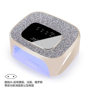 Factory Wholesale S20 Dual <b>Light</b> Source LED/UV Nail Lamp Glue Curing Machine <b>Plug</b>-<b>in</b> Smart Induction Phototherapy Lamp Wireless - Product Image 5
