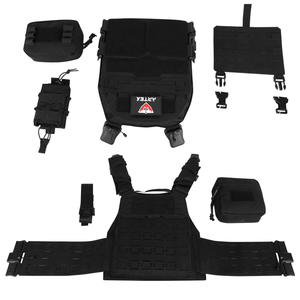 Magnetic Quick Release Tactical Style Vest 500D Nylon MOLLE Modular Utility Vest Adjustable Outdoor Training Lightweight Durable - Product Image 4