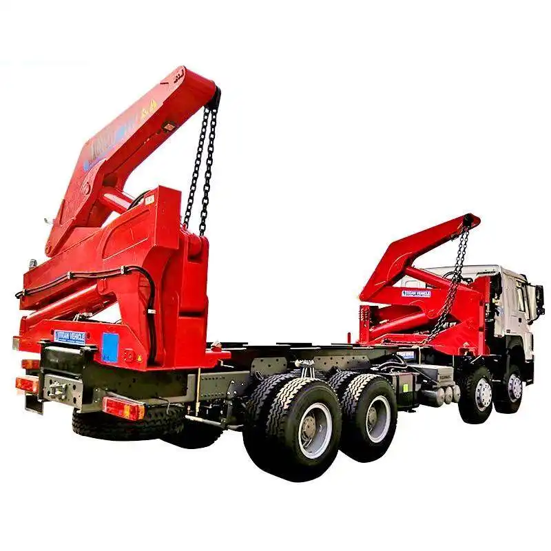 Container Side Loader Trailer | 20Ft Side Lifter Container Trailer Selbst lader Truck zum Verkauf | Side Lifter Crane