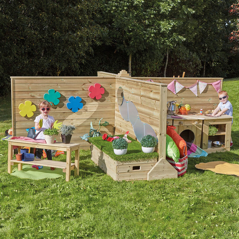 Children Outdoor Plastic Swing Set for
