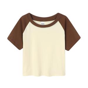 เสื้อยืดคอตตอนแขนสั้นสีพื้น คอกลม ผ้าหนา ใส่สบาย เหมาะสำหรับงานโปรโมชั่น - Product Image 4