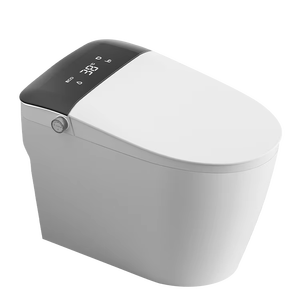 Inodoro Inteligente JM810M con Control Remoto, Asiento con Calefacción, Presión de Agua Ilimitada, Drenaje en Forma de S, Diseño Moderno, Montado en el Suelo - Product Image 1