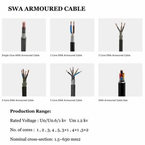 Câble d'alimentation isolé en XLPE cuivre 0,6 kV/1 kV (4x185 mm², 3x16 mm², 4x16 mm², 4x35+16 mm²) gaine PVC - Product Image 5