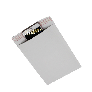 Custom Printed <b>white</b> Corrugated Kraft Paper Bag with peel and seal tape for Brand Logo & Merchandise Packaging - Product Image 3