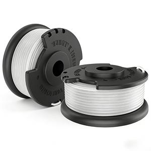 Lot de 2 bobines de rechange pour tondeuse TLE-03, ligne en nylon 1,6 mm/16FT, couvercle TLE-03-1 pour Enhill GE-CT 18/28 Li et GE-CT 18/28 Li TC - Product Image 1