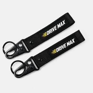 Porte-clés brodés certifiés d'usine, lanières personnalisées en tissu pour aviation, voiture, moto, avec logo personnalisé et mousqueton - Product Image 4
