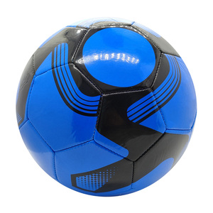 Balón de Fútbol PVC Azul Brillante al por Mayor, Talla 5, Cosido a Máquina, Duradero, Pelota de Fútbol Talla 5, Hecho en Vietnam, Personalizado - Product Image 1