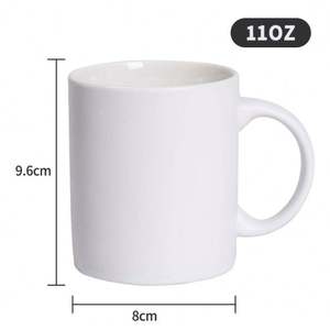 แก้วกาแฟเซรามิกพิมพ์ลายแบบซับลิเมชั่น ขนาด 11 ออนซ์ ขายดี เป็นมิตรกับสิ่งแวดล้อม เกรดสำหรับอาหาร เหมาะสำหรับเป็นของขวัญกลับไปโรงเรียน รับสกรีนโลโก้ - Product Image 2