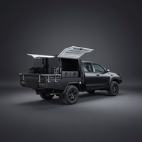 Bâche de benne en aluminium thermolaqué noir pour pick-up Hilux Ranger Amarok – Marché mondial