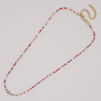 Collier ras du cou de haute qualité en perles de verre Miyuki et perles d'eau douce, style bohème, pour femme, idéal pour l'été et la plage