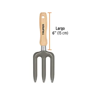 Horquilla de jardín BOX 6, mango de 6 pulgadas, TRUPER - Product Image 3