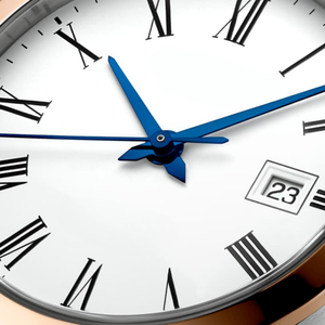 Montre mécanique automatique à chiffres romains bicolore avec bracelet en acier inoxydable pour femmes Longinesing - Product Image 3