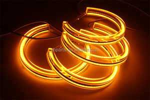 Anelli LED <span class=keywords><strong>Halo</strong></span> in Cristallo AEHR131 all'Ingrosso, Luci Angeliche LED RGB di Alta Qualità 12V con Effetto Inseguimento per BMW <span class=keywords><strong>E46</strong></span> - Product Image 4
