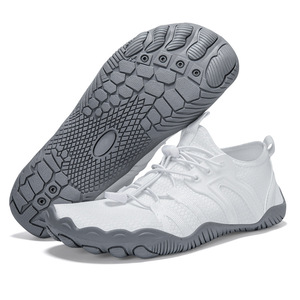 Unisex Water Shoes Lightweight Quick Dry Outdoor River Tracing Running Shoes White - Product Image 5