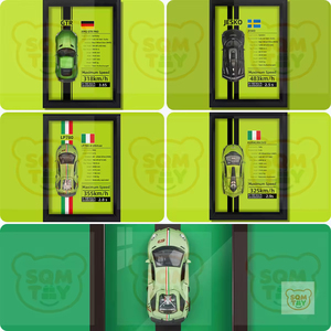 โมเดลรถสปอร์ตอัลลอยด์ 1:32 - กรอบรูปรถแข่ง 3 มิติ สำหรับเด็กและนักสะสม - Product Image 6