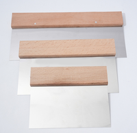 Ensemble de couteaux à enduire pour cloisons sèches Peaktop, couteaux à mastic en acier au carbone avec lame conique pour la décoration murale, outils à main