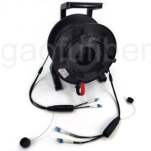 Enrouleur de câbles à fibre optique déployable sur le terrain avec câble de raccordement tactique blindé à fibre optique pour les événements en direct - Product Image 2