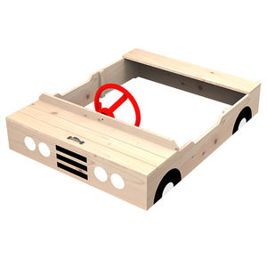 Di legno Cortile di Figura Dell'automobile Pagare <span class=keywords><strong>Sandpit</strong></span> Giocattoli Per Bambini All'aperto Sandbox Scavatrice per i bambini - Product Image 2