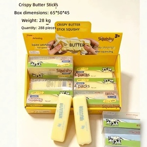 Knuspriger Handgemachter Butter-Stick Squishy-Slow-Rebound Klebriges PU-Material Stressabbau-Spielzeug Perfektes Entspannungsgeschenk - Product Image 2