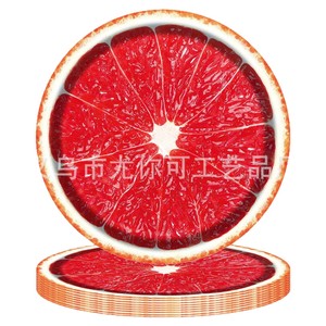 Citrus Fruit Themed <b>Paper</b> Plates Round Digital Printing Birthday Party Tableware Environment Friendly <b>Paper</b> Material - Product Image 4