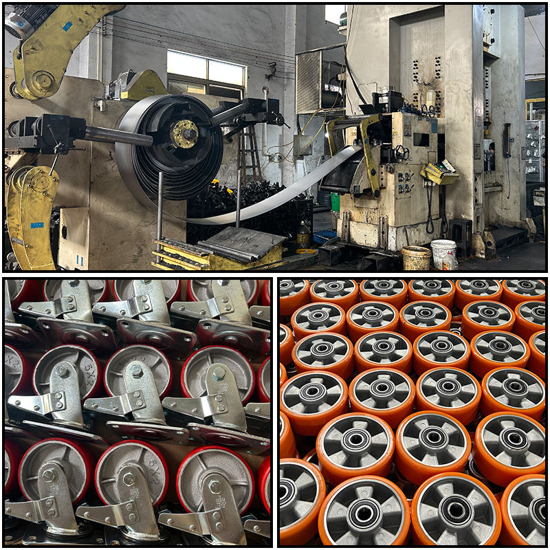 VIMA Universal 3 4 5 Inch Swivel Caster Wheel PU PP Castor 100kg 140kg 200kg Trolley Shopping Cart Medium Duty Caster