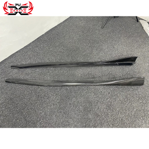 Jupes latérales en fibre de carbone style PU pour <span class=keywords><strong>Supra</strong></span> A90 A91 <span class=keywords><strong>MK5</strong></span>, amélioration du pare-chocs, kit carrosserie style VRS, vente directe usine, haute qualité - Product Image 6