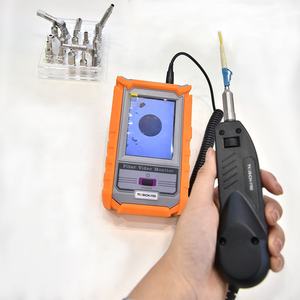 Herramienta de Inspección de Fibra Óptica FTTX, Sonda de Inspección de Fibra Óptica de 400 Aumentos FVM100 con Pantalla de Microscopio de Fibra de 3.5 Pulgadas - Product Image 4