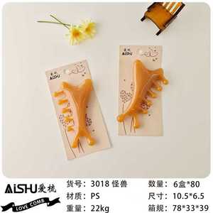 Peigne de massage en résine Alshu à six griffes pour le cuir chevelu, outil de soin de santé - Product Image 2