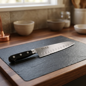 Cuchillo de Chef Japonés Gyuto con Hoja Serrada de 21 cm, Acero Inoxidable con Alto Contenido de Carbono, Mango de Plástico, Apto para Lavavajillas |   Cuchillos Seki Japón - Product Image 3