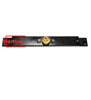 Serrure de porte de garage à cylindre en laiton de style étroit ultra résistante E10, serrure à rouleaux centrale pour volets roulants