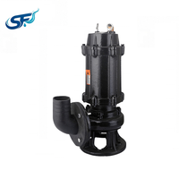 Pompe à eaux usées submersible WQ 15m³/h, hauteur de refoulement 9m, moteur 1.1kW IP68 pour drainage de petites exploitations agricoles CE