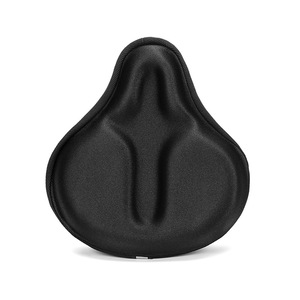 Funda de silicona ultra suave para asiento de bicicleta, color negro, transpirable, cómoda, para bicicletas de montaña, unisex, para adultos, almohadilla trasera para sillín - Product Image 3