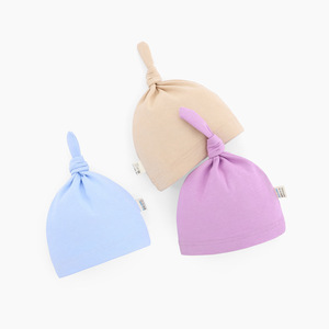 <span class=keywords><strong>Gorro</strong></span> de Nudo para Bebé, Color Sólido, Algodón Ammonia Oboro, <span class=keywords><strong>Invierno</strong></span>, <span class=keywords><strong>Gorro</strong></span> Corrector para Recién Nacidos, Europa, Estados Unidos - Product Image 2