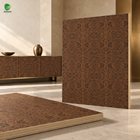 Contreplaqué plaqué placage de bois d'érable bronze foncé Jinbase W-SL-801, qualité E0, 1220x2440mm, feuilles de placage de bois, palettes en bois, stof din plus