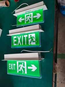 Thông minh IC kiểm soát cháy khẩn cấp sơ tán an toàn chỉ số ánh sáng Led thiết bị tín hiệu ánh sáng trong suốt mặt dây chuyền pha lê - Product Image 3