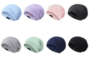 Gorros Ajustables para Dormir con Forro de Satén y Banda Elástica, Gorro Holgado para Cabello Rizado, Regalo Promocional, Comodidad - Product Image 4