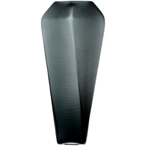Vase en verre créatif avec un design de tour inclinée givrée - Product Image 6