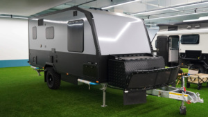 Caravana de Alta Calidad, Remolque Ligero de Aluminio Plegable, Autocaravana de Lujo de 17 pies para Todoterreno, Tienda de Campaña para Viajes, en Oferta - Product Image 4